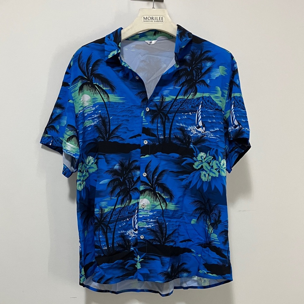 Tropical Blue Men's Shirt